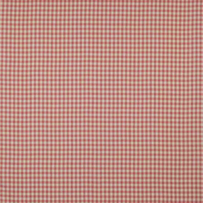 Minack Check Fabric - Brick swatch