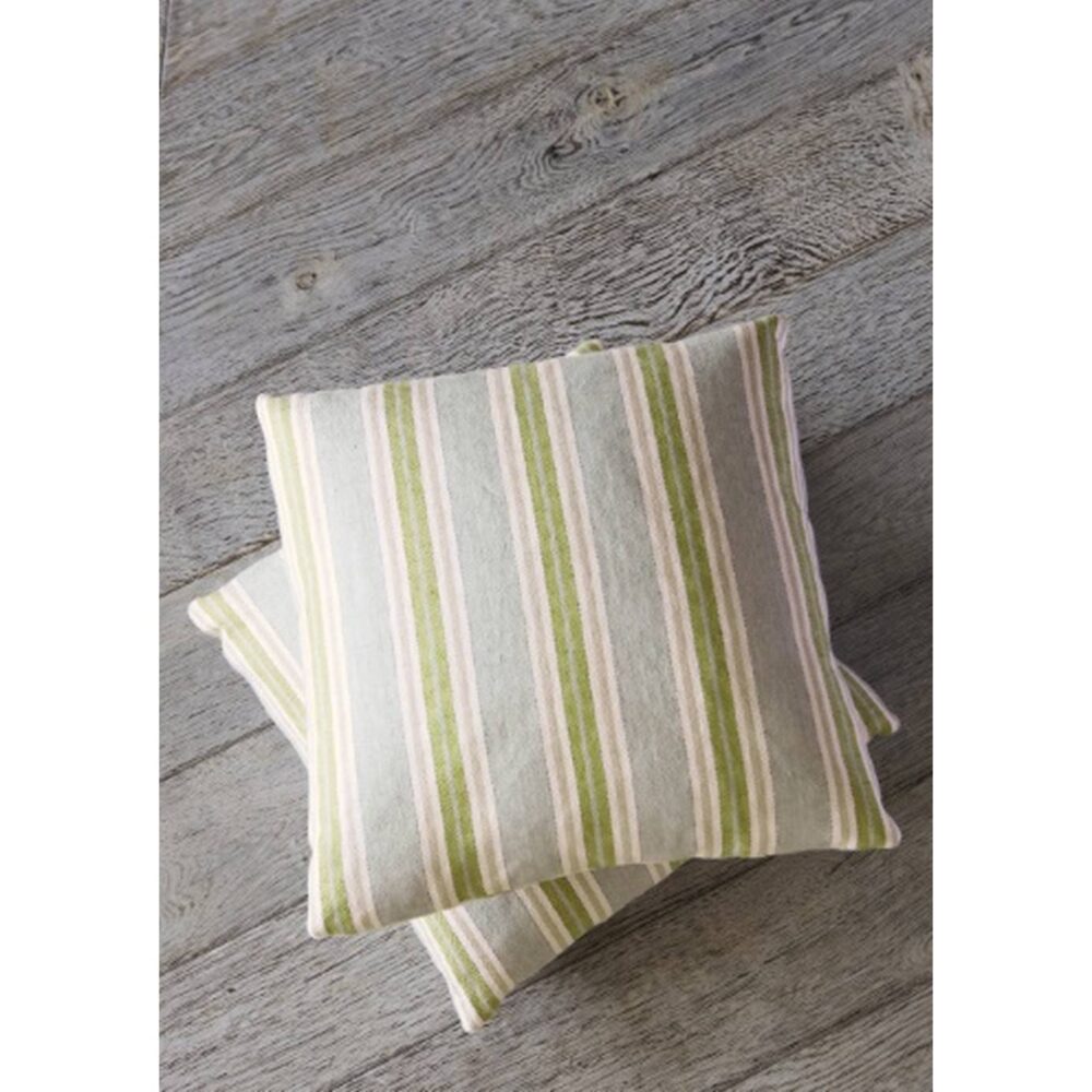 Porth Stripe Fabric - Blue by Porth Stripe Fabric - Blue from