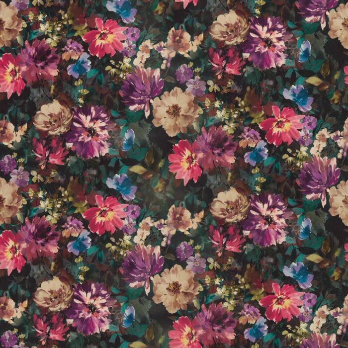 Tahiti Fabric - Amethyst / Emerald swatch