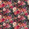 multicolour botanical velvet-chenille fabric from Clarke & Clarke