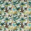 green animal printed fabric from Clarke & Clarke