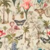multicolour animal cotton fabric from Clarke & Clarke
