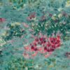 green botanical velvet-chenille fabric from Clarke & Clarke
