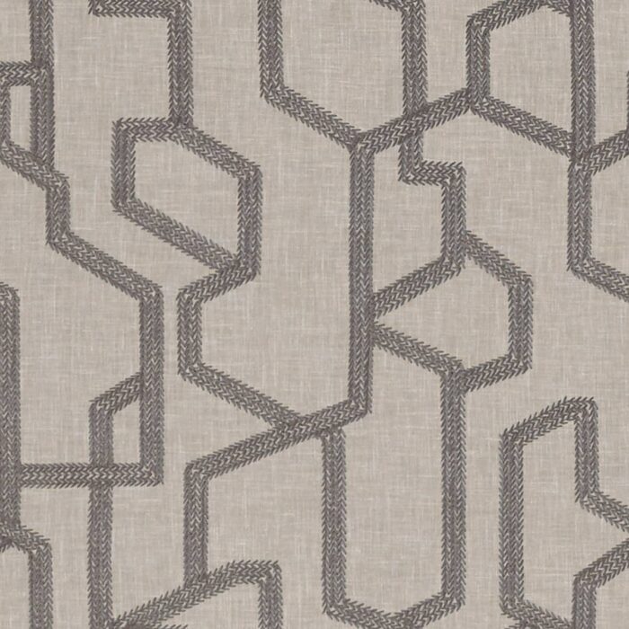 Labyrinth Fabric - Charcoal swatch