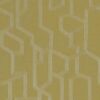 yellow geometric embroideried fabric from Clarke & Clarke