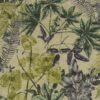 green botanical linen fabric from Clarke & Clarke