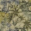 multicolour botanical linen fabric from Clarke & Clarke