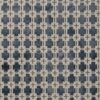 blue geometric velvet-chenille fabric from Clarke & Clarke