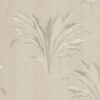 brown botanical embroideried fabric from Clarke & Clarke
