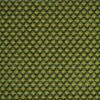 green geometric velvet-chenille fabric from Designers Guild