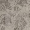 brown botanical jacquard fabric from Clarke & Clarke