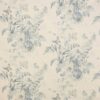 blue botanical linen fabric from Colefax & Fowler