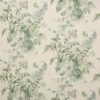 green botanical linen fabric from Colefax & Fowler