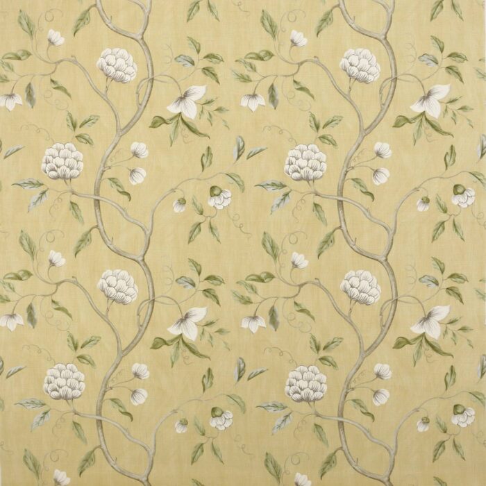 Snow Tree Fabric - Yellow swatch