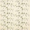 blue botanical embroideried fabric from Colefax & Fowler