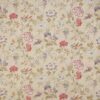 multicolour botanical linen fabric from Colefax & Fowler