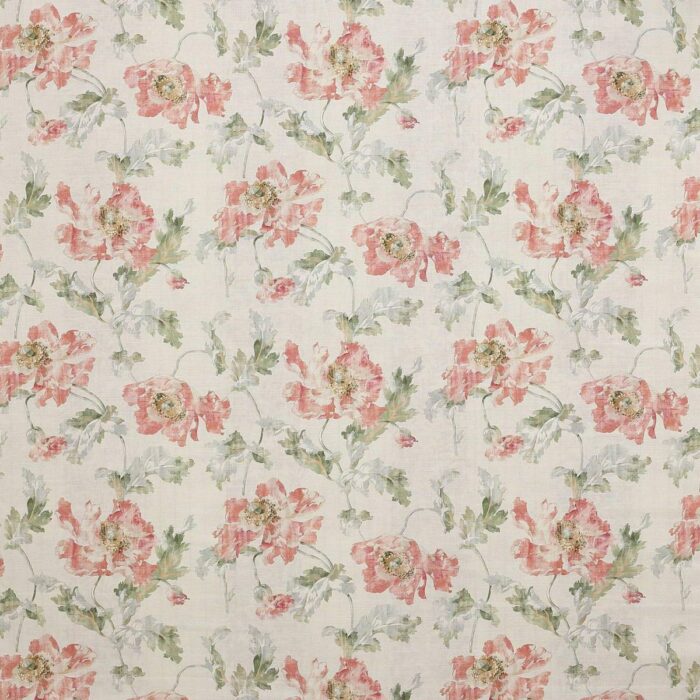 Meriden Fabric - Pink / Green swatch