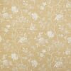yellow botanical woven fabric from Colefax & Fowler