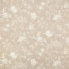 brown botanical woven fabric from Colefax & Fowler