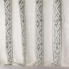 neutral striped voile-sheer fabric from Colefax & Fowler