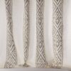neutral striped voile-sheer fabric from Colefax & Fowler