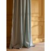 white geometric voile-sheer fabric from Colefax & Fowler
