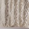 white traditional embroideried fabric from Colefax & Fowler