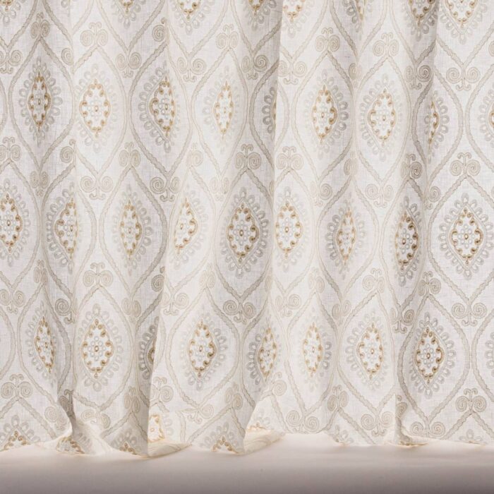 Staveley Fabric - Beige fabric swatch F4805-02