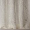 white botanical embroideried fabric from Colefax & Fowler