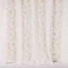 white botanical embroideried fabric from Colefax & Fowler