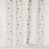 blue botanical embroideried fabric from Colefax & Fowler