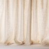 neutral plain voile-sheer fabric from Colefax & Fowler