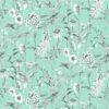 green botanical printed fabric from Designers Guild