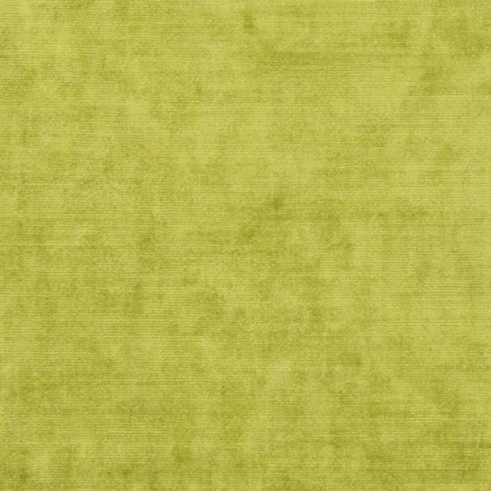 green plain velvet-chenille fabric from Designers Guild