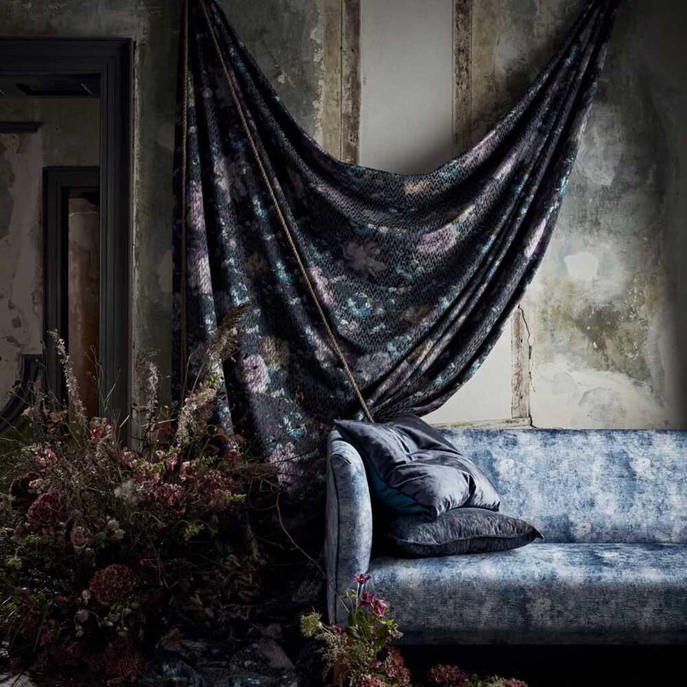 Ombre Fabric - Midnight from