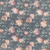 black-grey botanical jacquard fabric from Clarke & Clarke