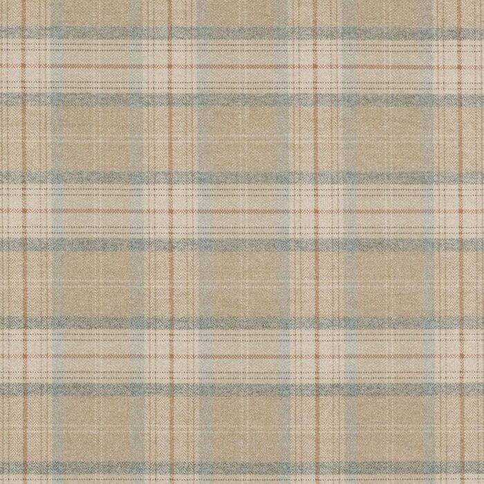 Carrick Plaid Fabric - Beige swatch
