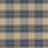 blue checked woven fabric from Colefax & Fowler