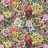 multicolour botanical cotton fabric from Designers Guild