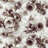 black-grey botanical cotton fabric from Designers Guild