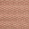 red geometric jacquard fabric from Colefax & Fowler