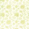 green botanical embroideried fabric from Clarke & Clarke