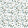 blue botanical cotton fabric from Designers Guild