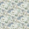 blue animal cotton fabric from Designers Guild