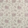 purple botanical embroideried fabric from Clarke & Clarke