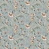 black-grey animal cotton fabric from Designers Guild