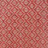 red geometric misc fabric from Colefax & Fowler