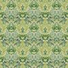 green botanical cotton fabric from Designers Guild