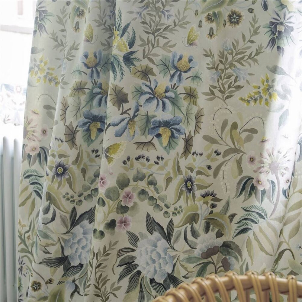 Kyoto Flower Fabric - Jade by Kyoto Flower Fabric - Jade from