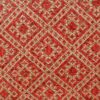 red geometric misc fabric from Colefax & Fowler